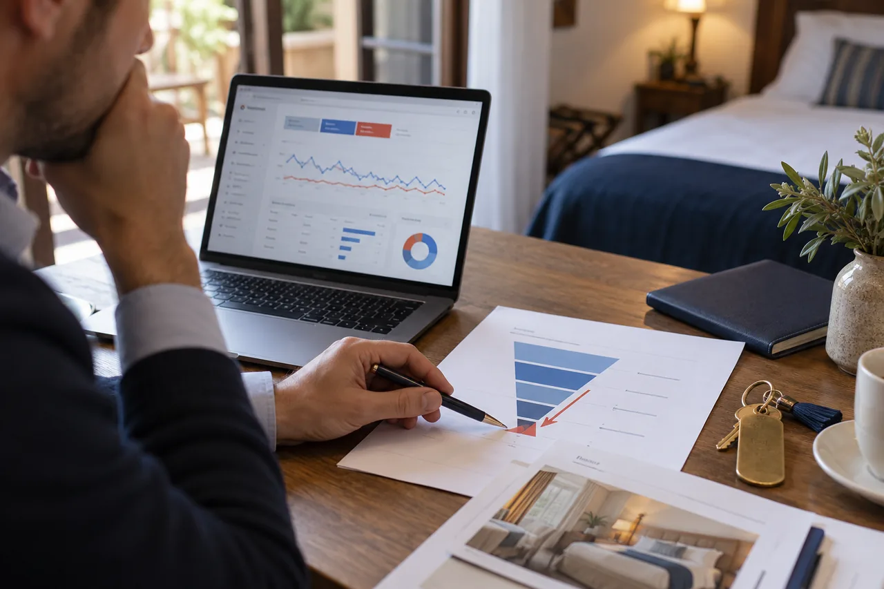 Analysis of the journey from advertising clicks to bookings