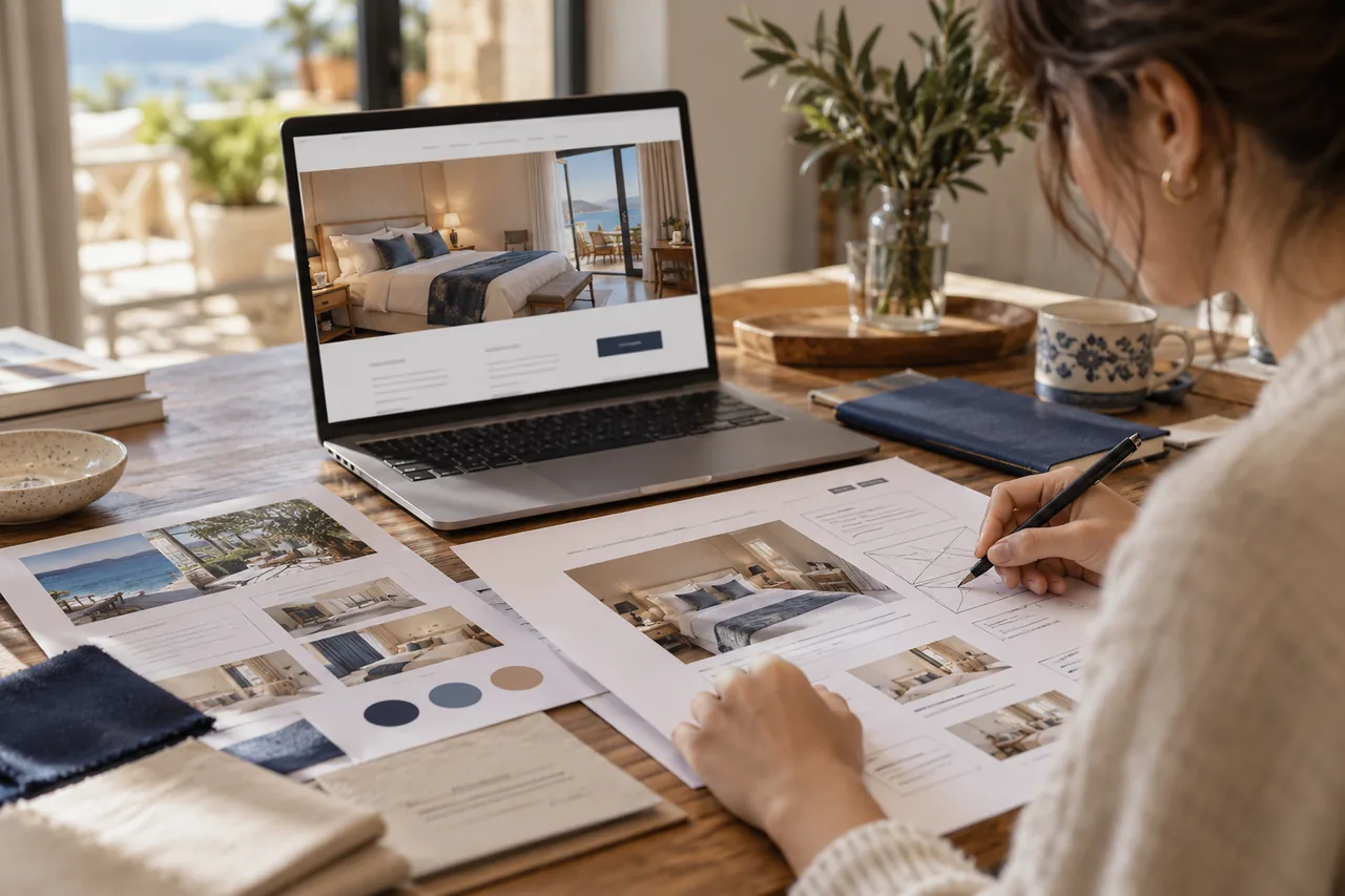 Designing a landing page for a hotel campaign